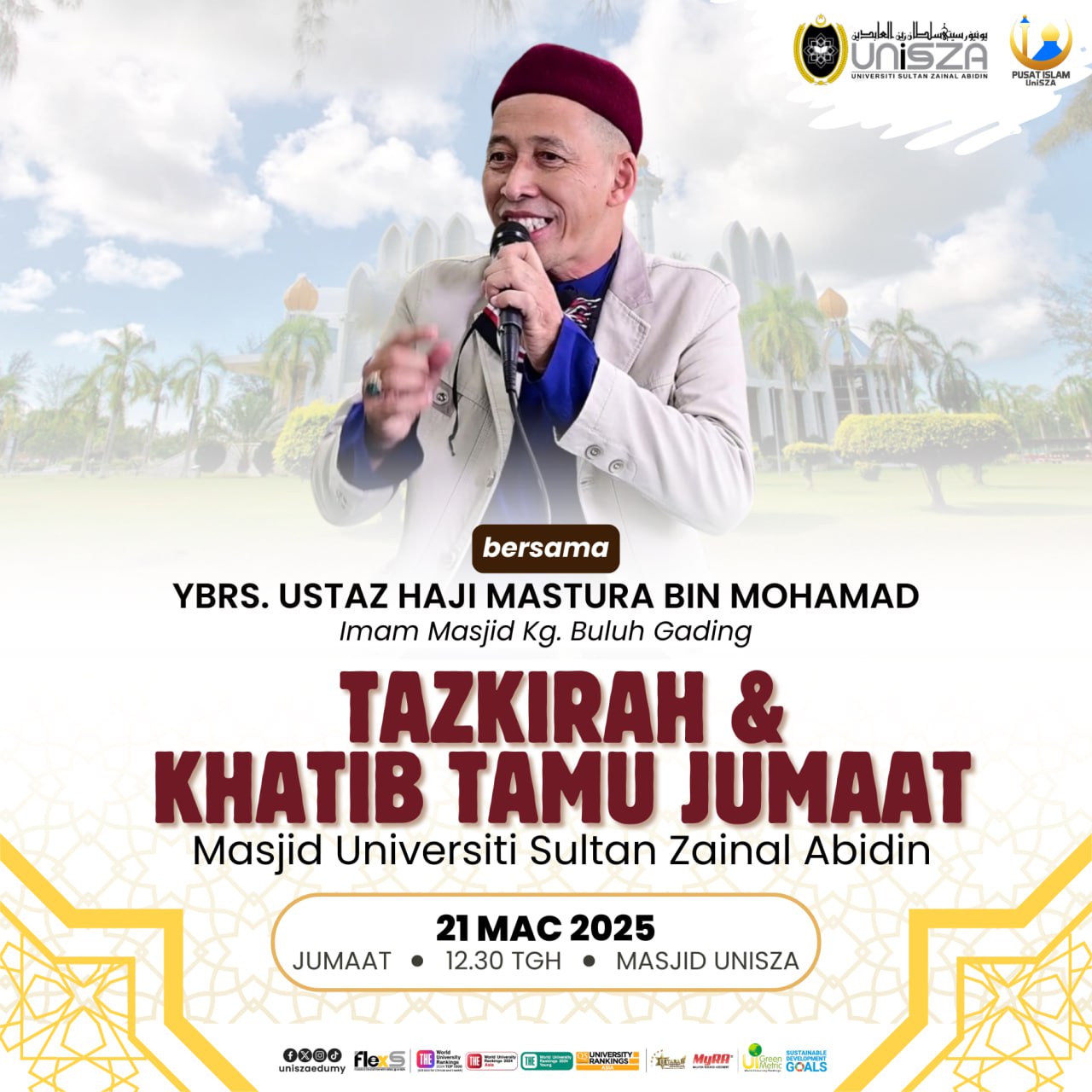 TAZKIRAH & KHATIB TAMU JUMAAT
